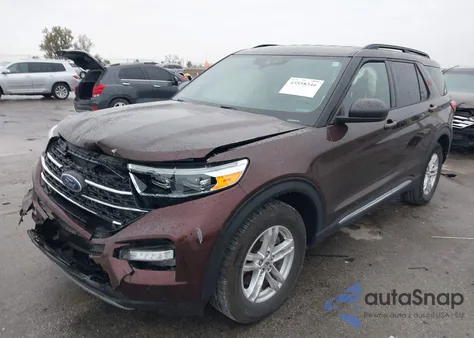 2020 Ford Explorer Xlt z USA, uszkodzony, nr VIN 1FMSK8DH2LGC26887